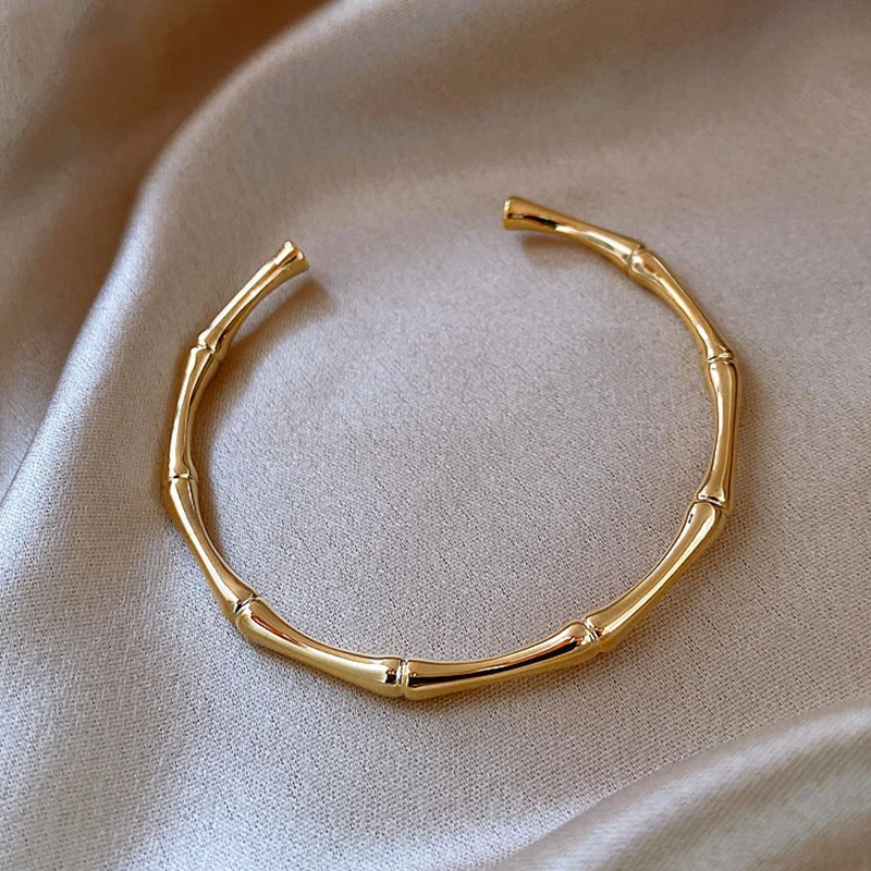 

Women's Hard Bamboo Bracelets On Hand For Girls Student Gift Adjustable Designer Jewelry Accessories Luxury C Bangles