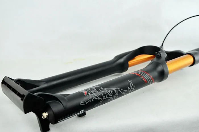 Пневматическая вилка Pasak Mtb 2" 27,5" 2" Золотая трубка 1 1/8" подвесная линия для горного велосипеда с дистанционным управлением RL HL