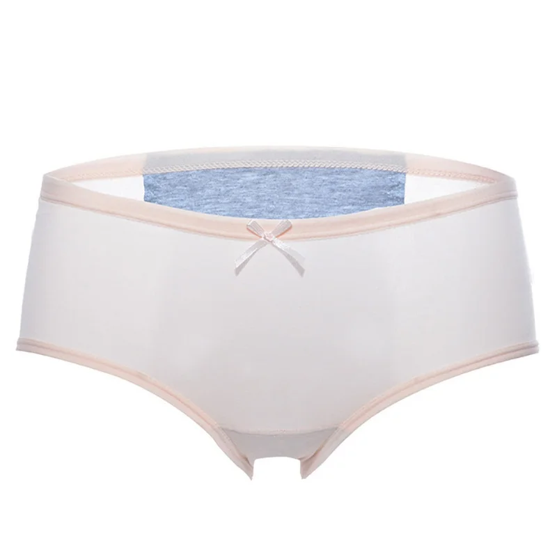 Для женщин трусы однотонные трусики менструации дамские бесшовные