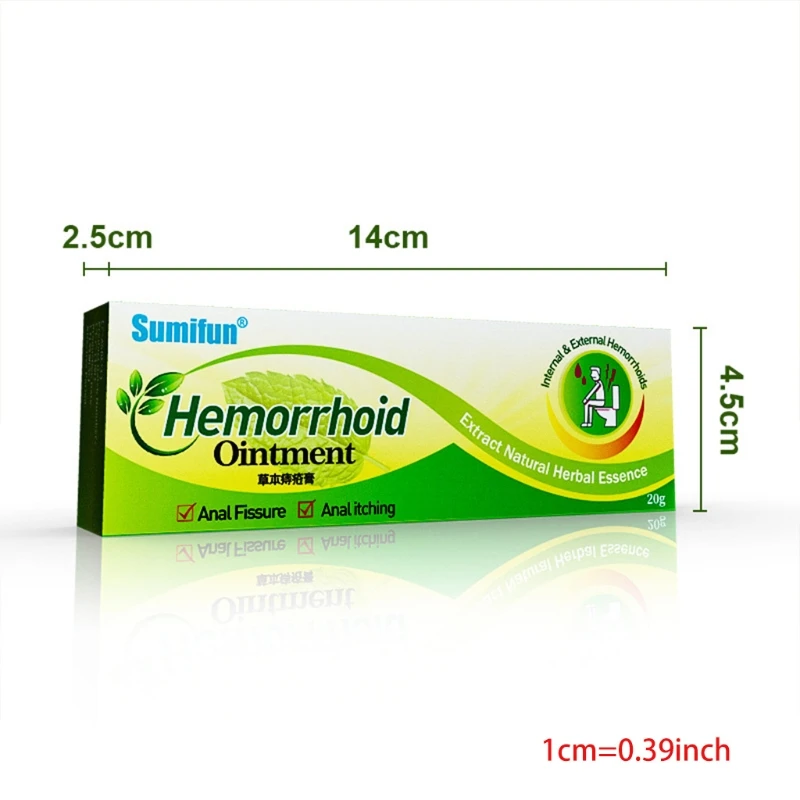 

20g Natural Herbal Hemorrhoids Cream Internal External Fissure Therapy Ointment M89F