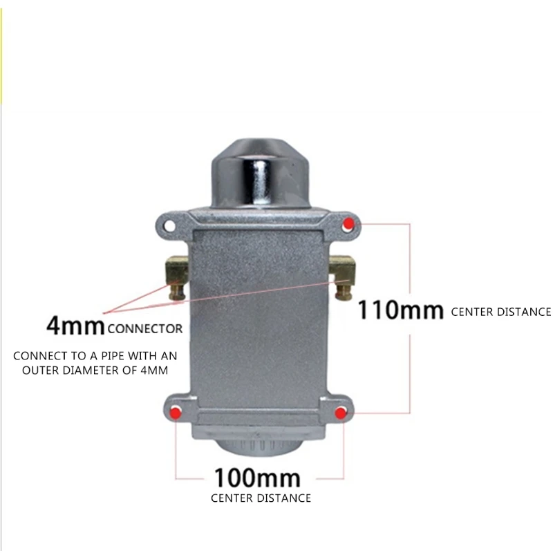 

Manual Lubricating Oil Pump 1L 4mm Double Outlet Port Milling Machine Hand Pump