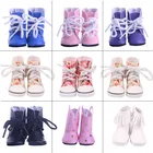 Обувь для кукол 5 см с высоким берцем, парусиновые сапоги для куклы Нэнси американской Паолы рейны 14,5 дюйма и куклы экзо, сапоги для девочек