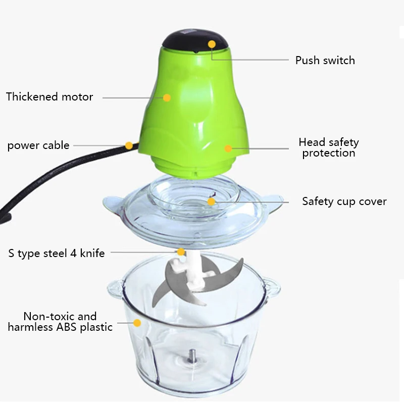 Измельчитель для пищевых продуктов 2 л|Мясорубки ручные| |