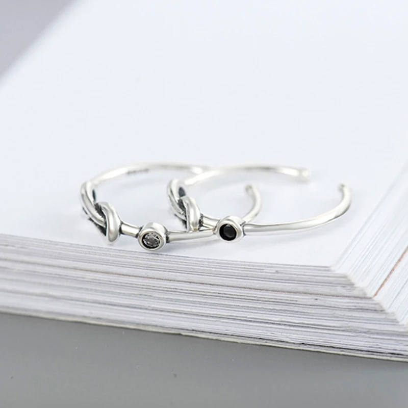 Настоящее кольцо из стерлингового серебра S925 пробы для женщин хит продаж