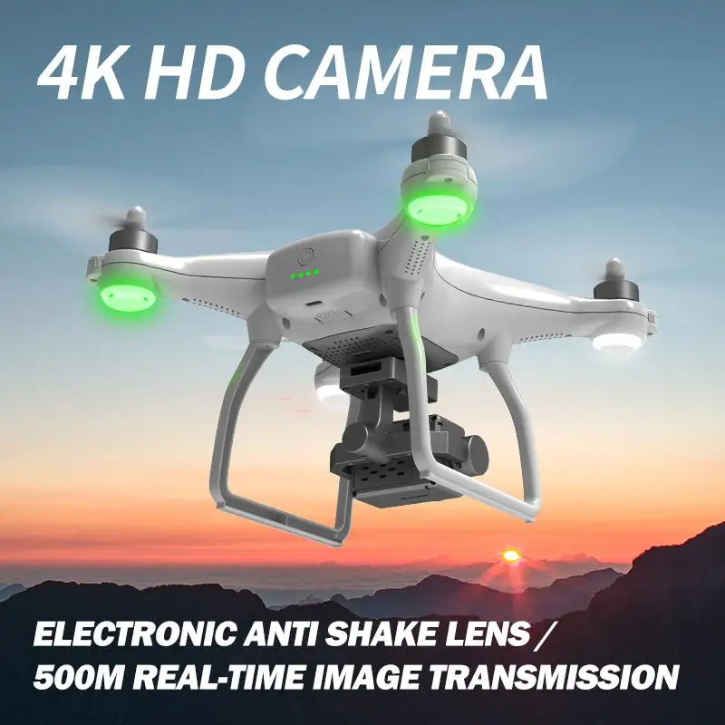 Радиоуправляемый квадрокоптер X35 Дрон 4K Профессиональный GPS с камерой HD Gimbal FPV 5G