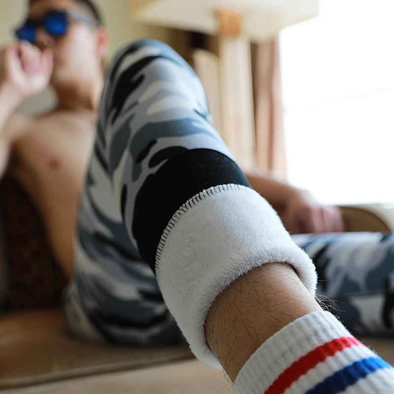 Новинка 2019 зимние мужские кальсоны хлопковое термобелье штаны сексуальные