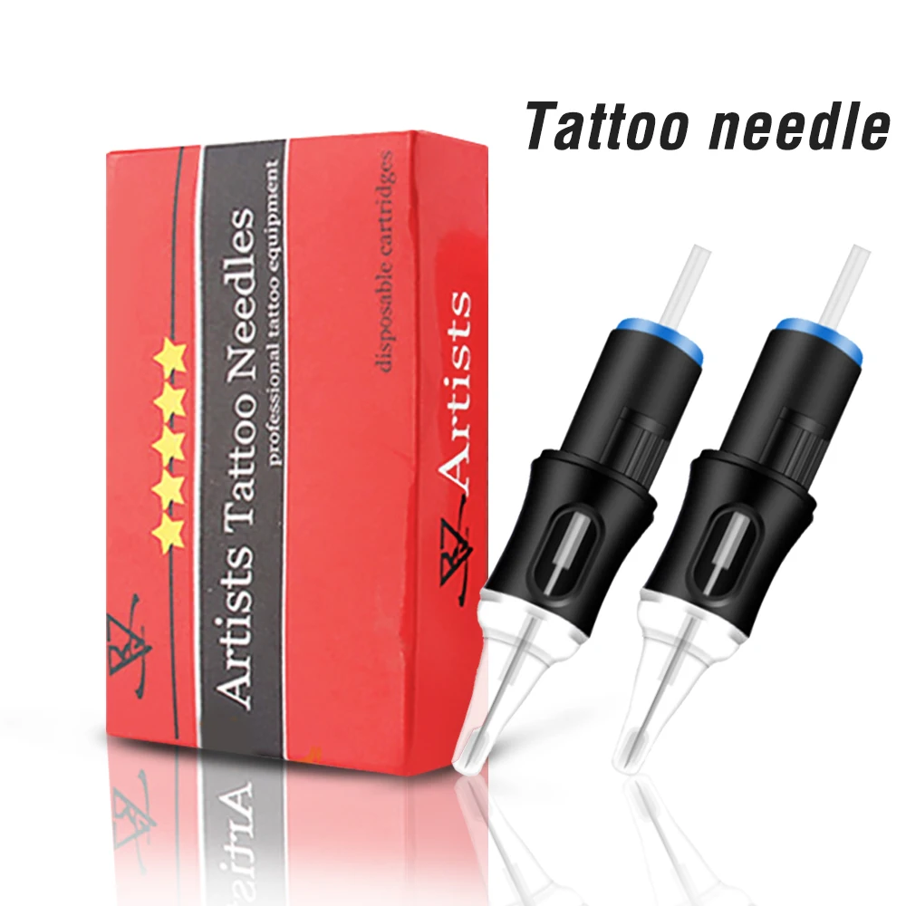 

10Pcs Disposable Professional Sterilized Tattoo Cartridge Needles RL M1 RM RS Permanent Makeup Lip Needles for Tattoo Machine