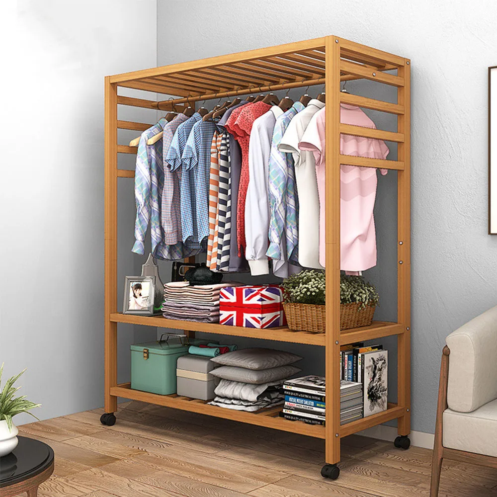 

Universal wheel conversion hanger hanger hanger household hanger hanger hanger storage rack multi-functional wardrobe floor