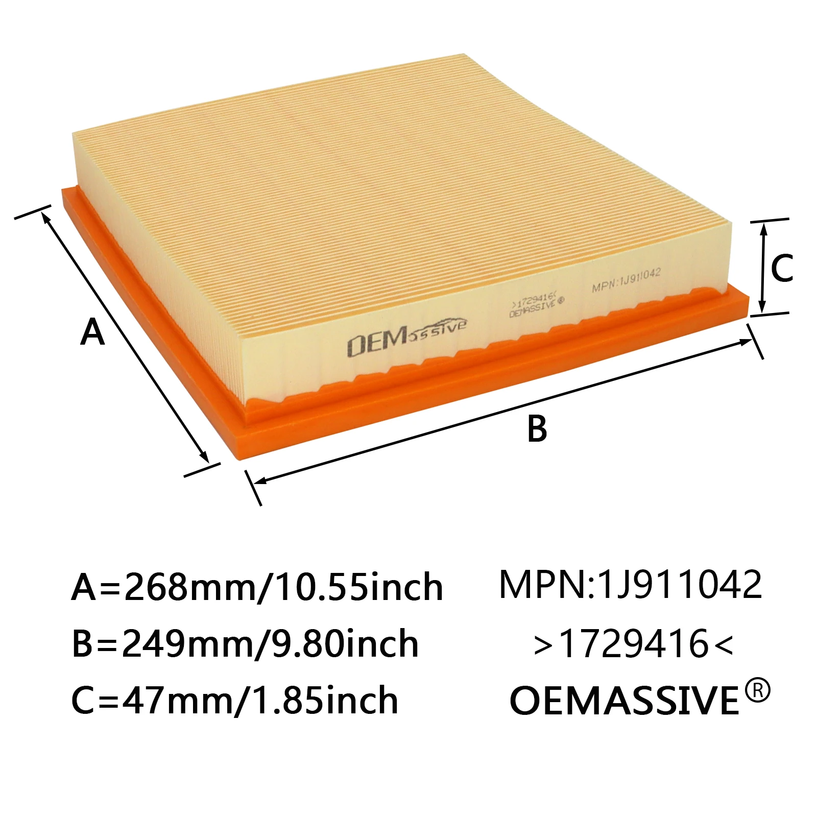 Автомобильные аксессуары элемент Очистки Воздушного Фильтра Двигателя 1373667 1729416