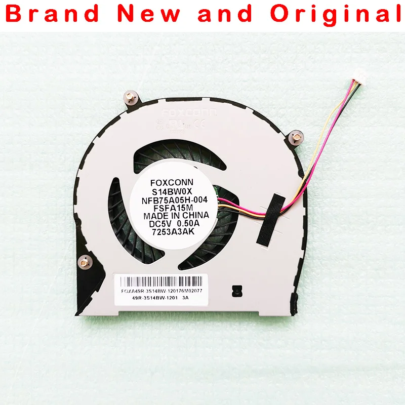 Новый оригинальный кулер для охлаждения ЦП FOXCONN S14BW0X NFB75A05-004 FSFA15M радиатор