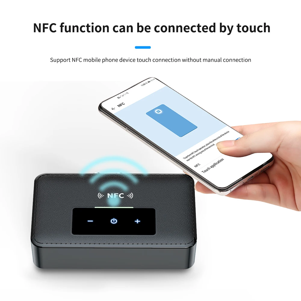 NFC Беспроводной Bluetooth 5 0 приемник передатчик автомобильный стерео аудио Aux