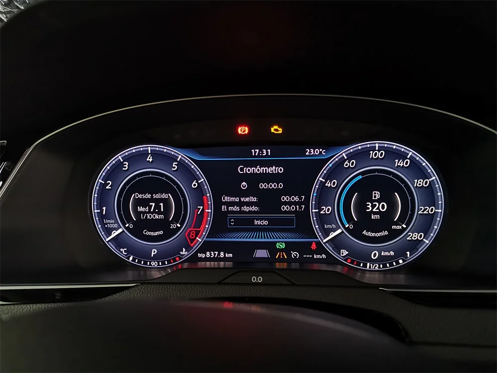 5G1 920 791A для VW Golf Mk7/7,5 GTDGTI R-Line Виртуальная кабина комбинированный инструмент lcd Спидометр Одометр элемент кластера