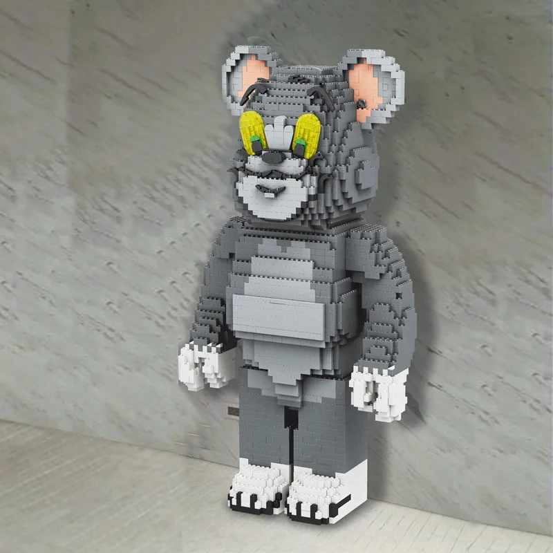 Модель Джерри-мыши Том кот MOC Классическая анимационная мультяшная серия