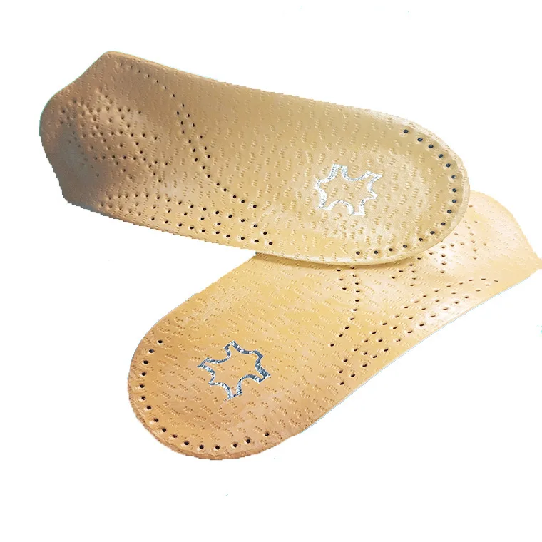 Ортопедические стельки из экокожи силикон поддержка свода стопы полу 1