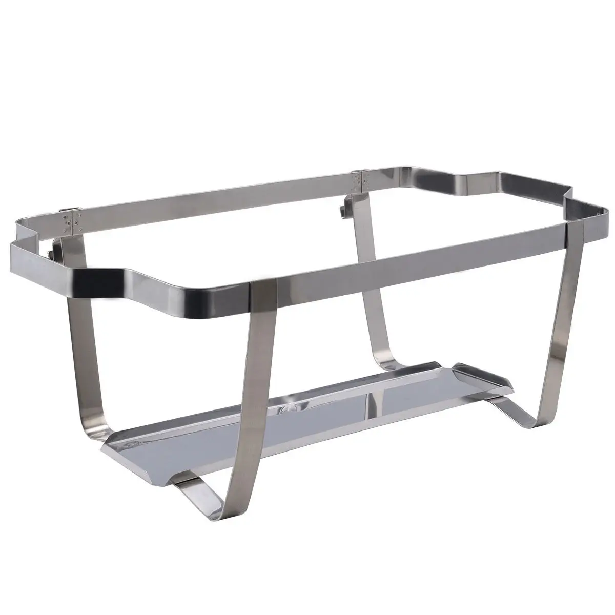 

Foldable Chafing Dish Buffet Stoves Caterer Food Warmer Tray Dinner Serving Stainless Steel Simple Removal Buffet Stove