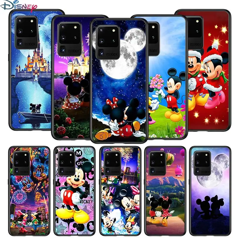 

Mickey Minnie cute for Samsung S20 FE Ultra Plus A91 A81 A71 A51 A41 A31 A21S A72 A52 A42 A02S Soft Black Phone Case