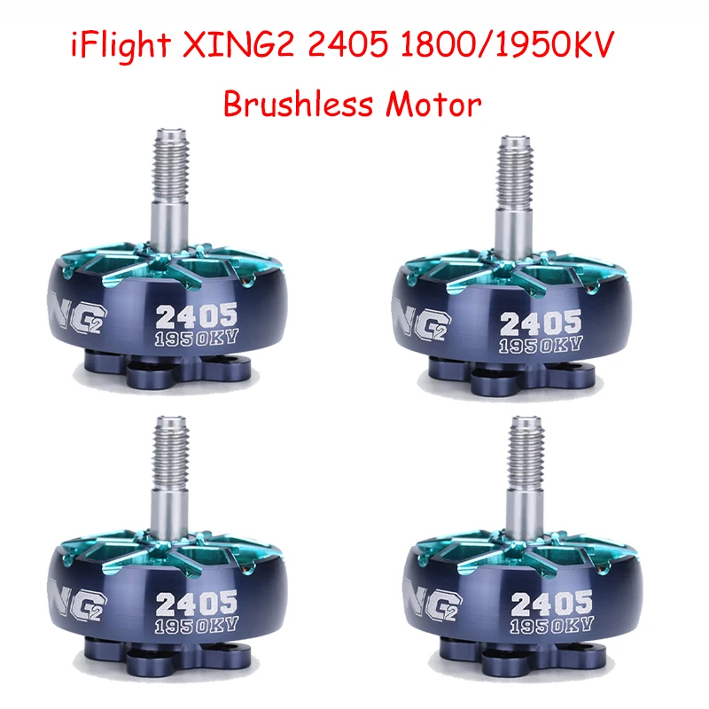 

iFlight XING2 2405 4S -6S FPV Brushless Motor Unibell 1800/1950KV Racing motor with M3 Scrsws for RC Drone Racing FPV Airplane