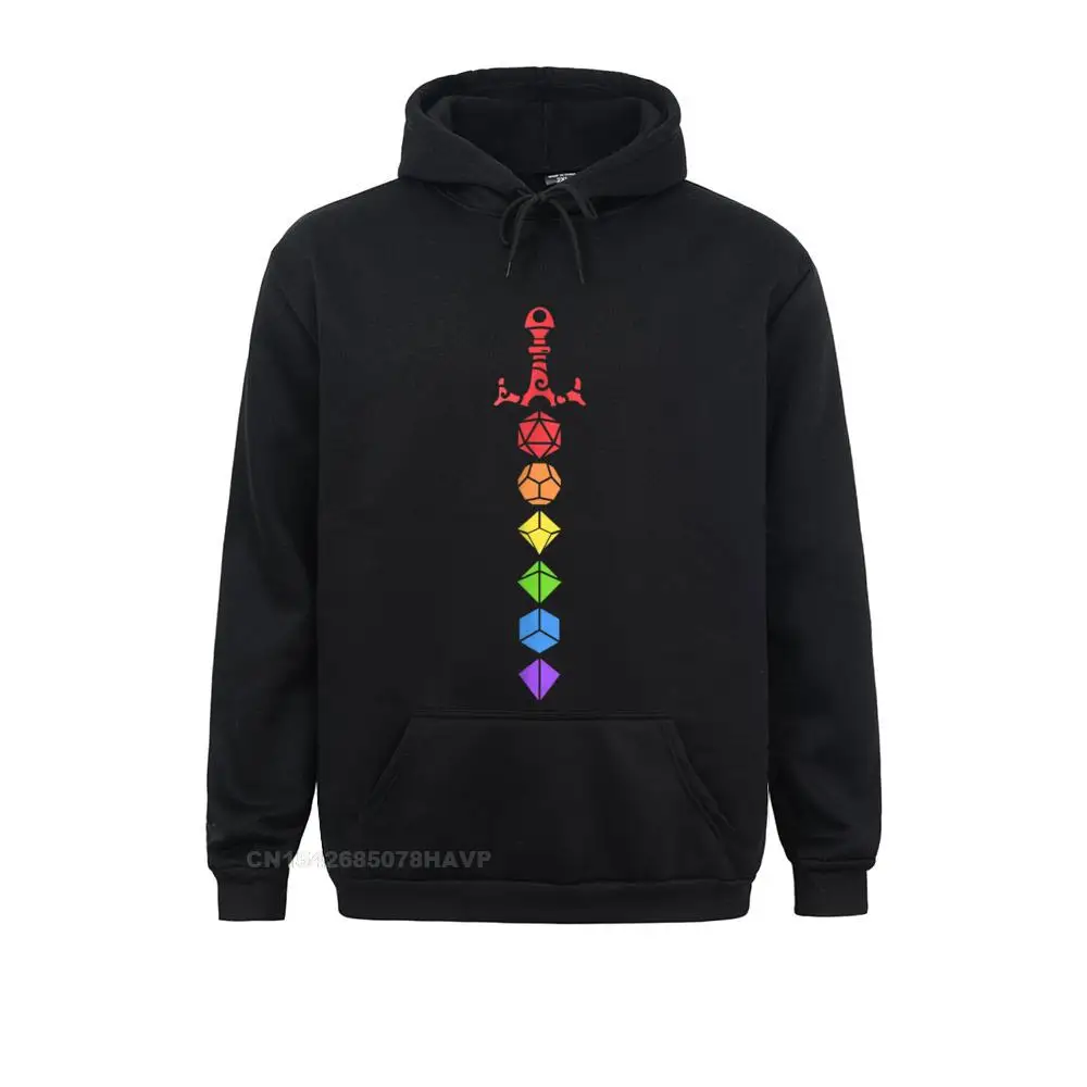 

Printed Nerdy Polyhedral Dice Set LGBT Pride Geeky Hoodie Student Sweatshirts Hot Sale Summer Long Sleeve Hoodies Clothes