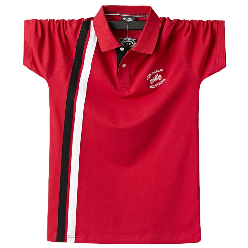 Мужская рубашка поло летняя хлопковая деловая Повседневная брендовая одежда с