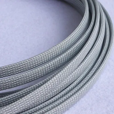 6mm Braided Expandable Sleeve PET Tight Wire Wrap High Density Insulated Cable Harness Line Protector Cover Sheath Single Color |