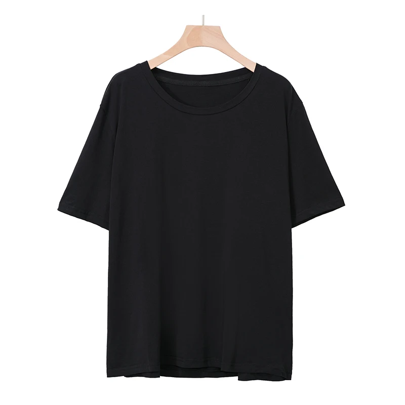 color 1 (1 pc) Летняя женская футболка с круглым вырезом и короткими рукавами для девочек, базовая нательная футболка, 2 шт./3 шт.,, M30146 - Цвет: color 1 (1 pc)