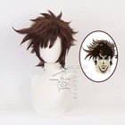 Парик мужскойженский для косплея, термостойкие короткие коричневые искусственные волосы, из невероятных приключений Джозефа Джоджо, для костюма, из синтетических волос