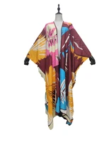 dashiki african dresses for women 2021 summer beach bohemian kimono clothes for lady plus size kuwait muslim abaya clothes