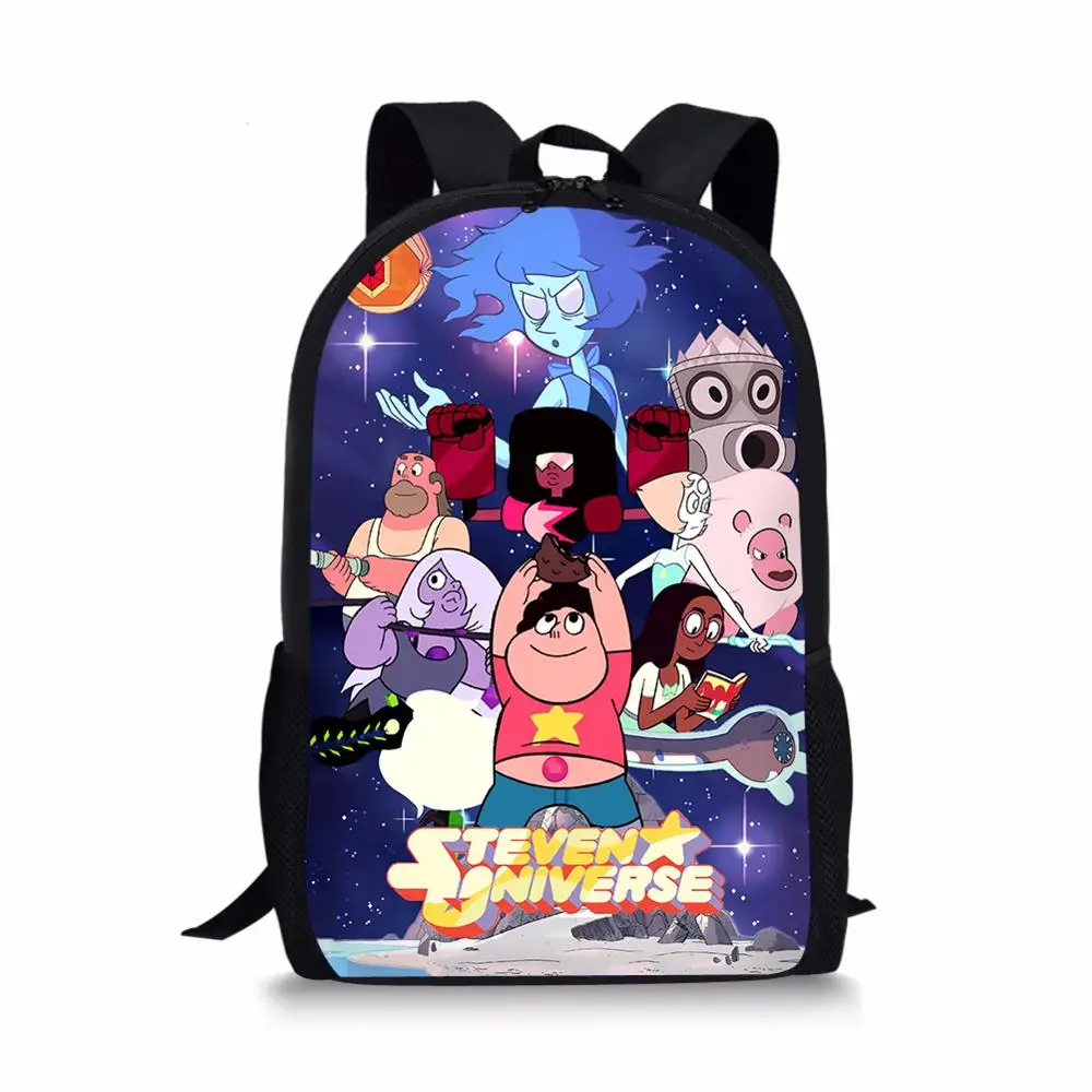 HaoYun Children's School Backpack Steven Universe Pattern Kids Backpack Cartoon Anime Design Toddler Boys Girls School Book Bags