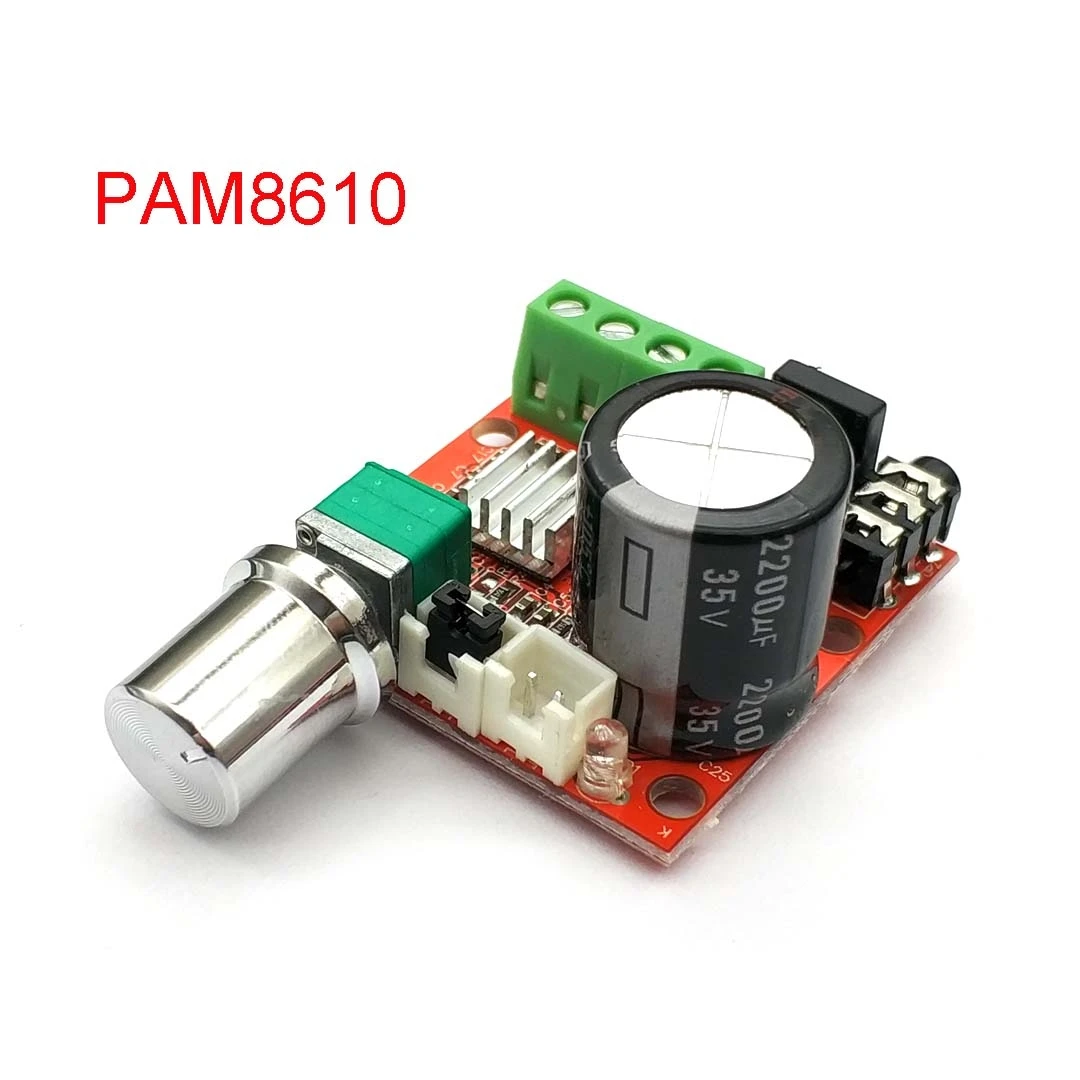 12 В мини Hi-Fi пам8610 аудио стерео усилитель плата 2X10W двухканальный D Класс Самая