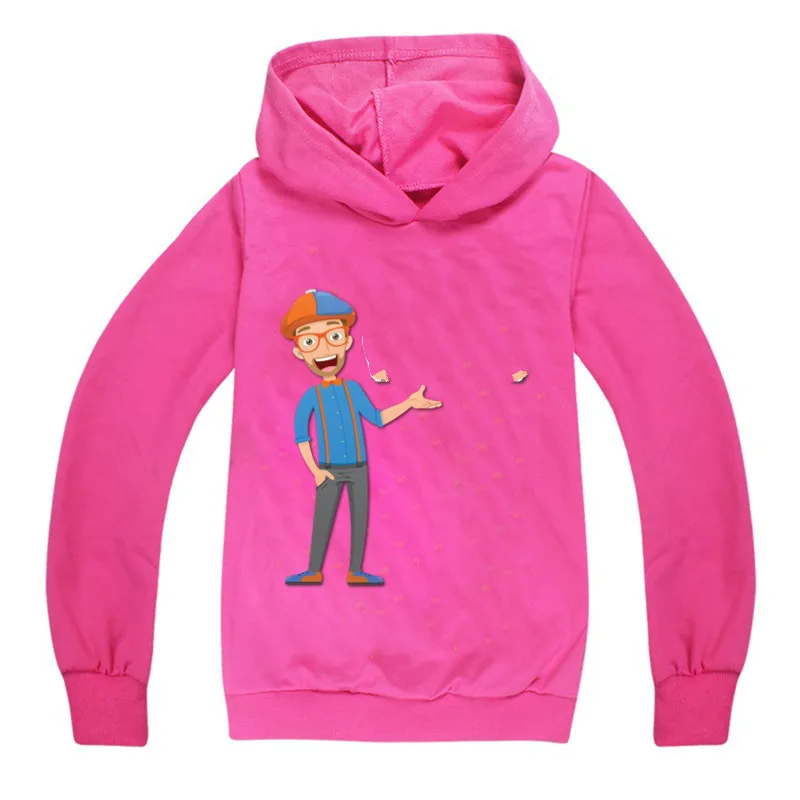 

BLiPPi Children Cartoo Hoodies Kids Spring Autumn Hooded Sweatshirt 2020 Baby Boys Girls Fashion Outwear Pullover T-shirt