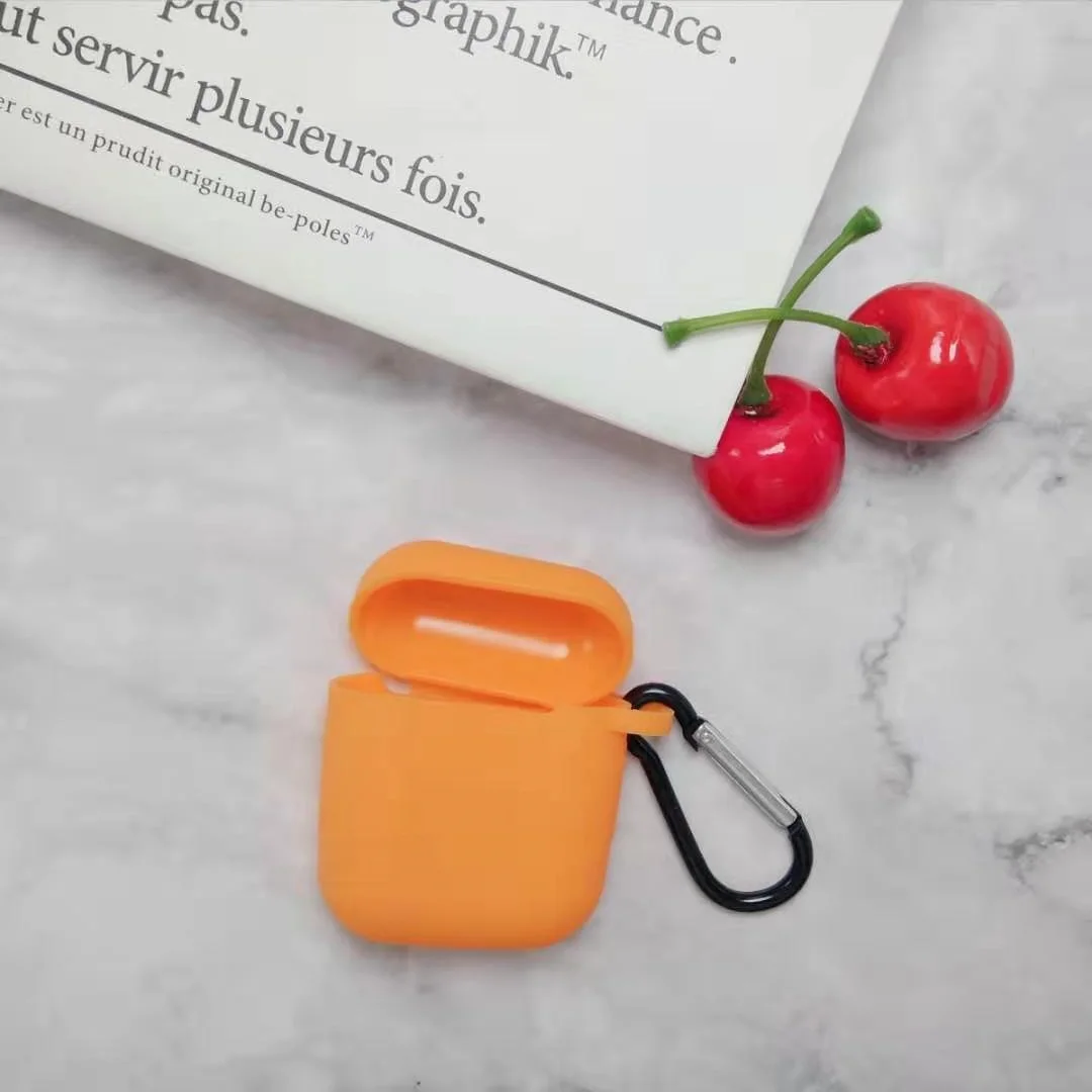 Новые силиконовые чехлы для Airpods1 2-й роскошный защитный чехол наушников Apple Airpods 1