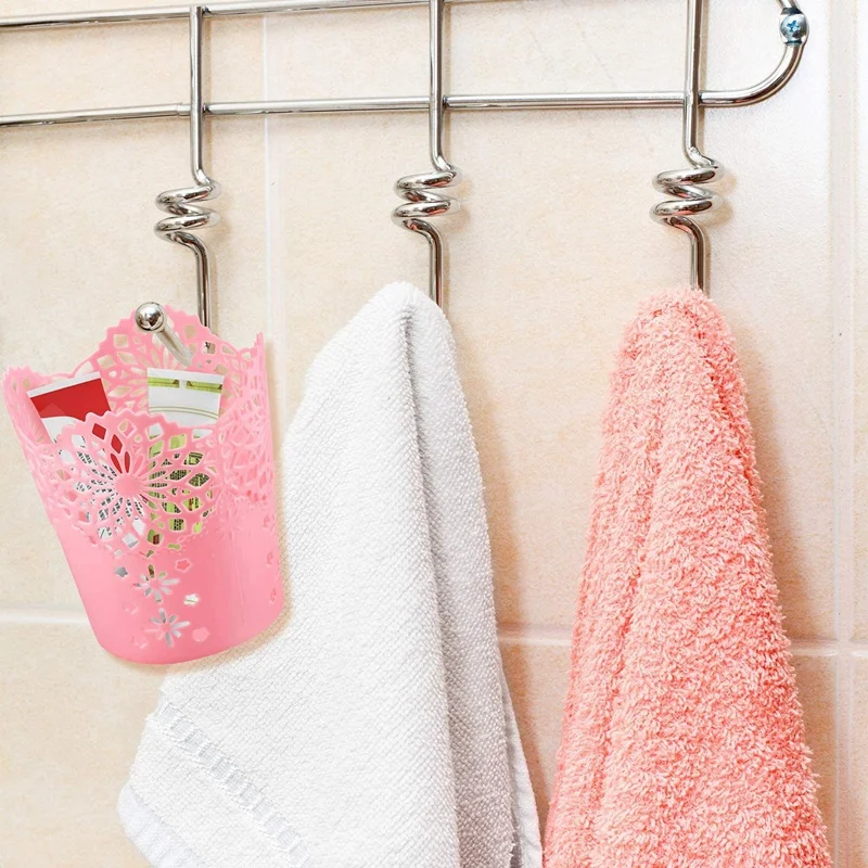 

12 Pieces Pen Pencil Holder Cup, Pen Pencil Holder Basket, Desktop Storage Organizer for Desk Office and School