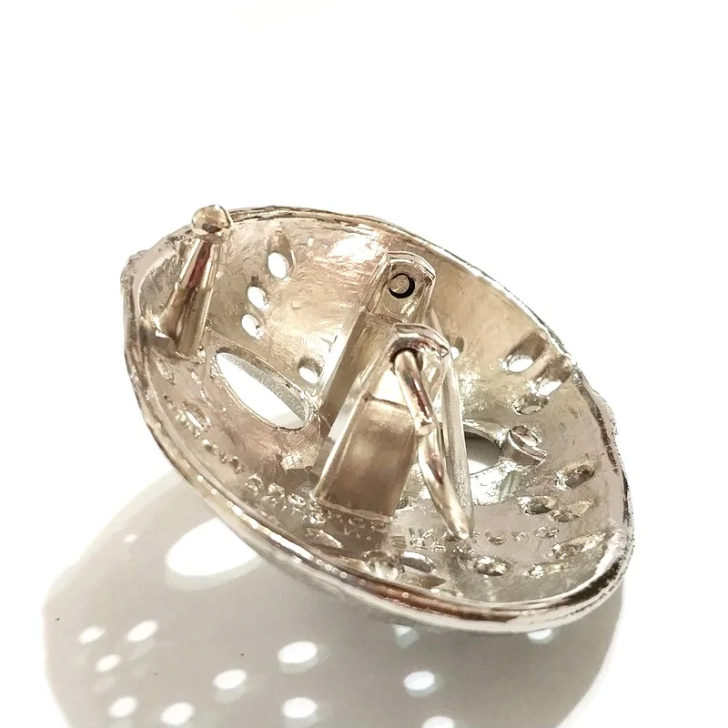 Серебристая металлическая пряжка для ремня Джейсона вурхеса мужская маска из