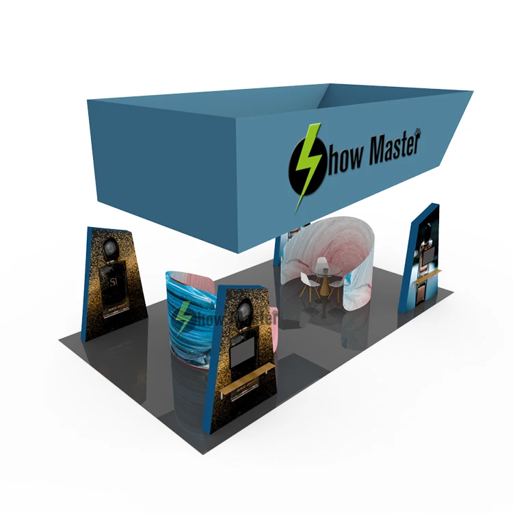 10 * 20ft многоразовых нестандартной конструкции Натяжная ткань кабинка для