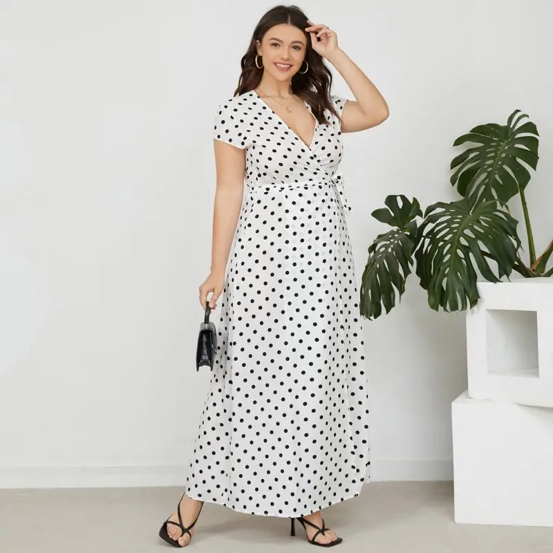 

Celmia женское длинное платье с коротким рукавом, женское модное сексуальное платье с разрезом на подоле, повседневное длинное платье с V-образ...