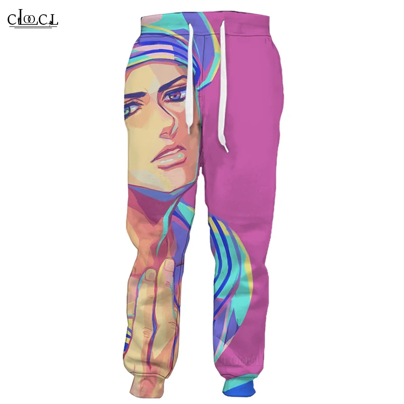 

HX Anime JoJo's Bizarre Adventure Trousers Men Women Sweatpants 3D Print Unisex Fashion Men Casual Trousers Drop Shipping