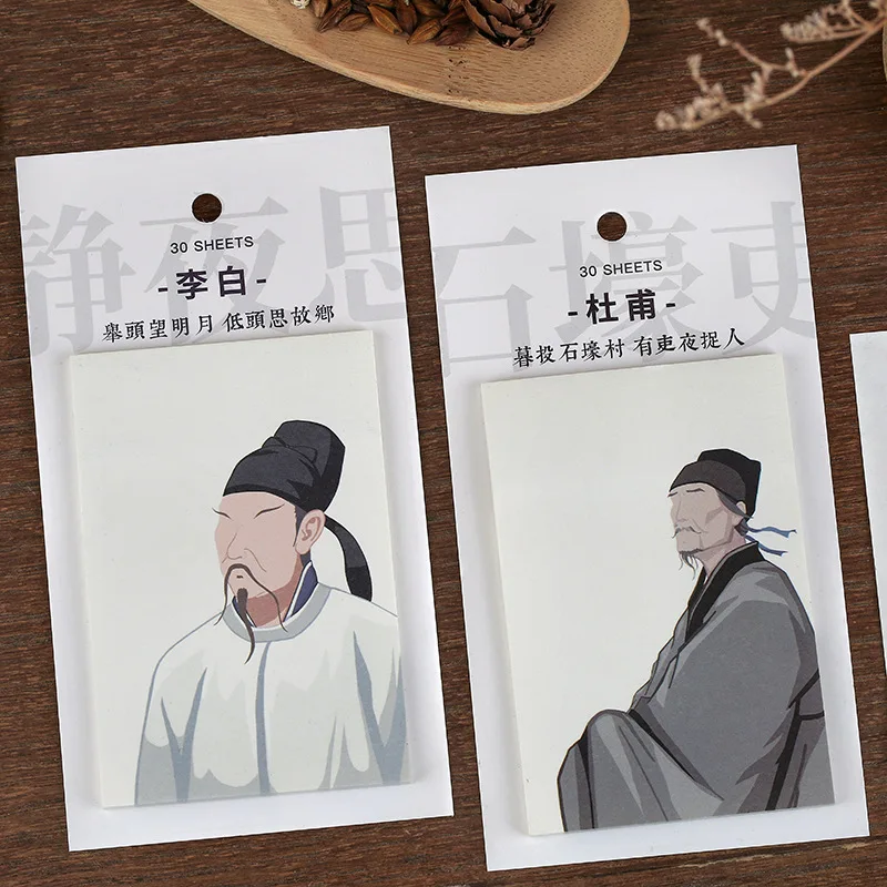 30 шт. винтажные стикеры знаменитостей креативные блокноты для заметок наклейки