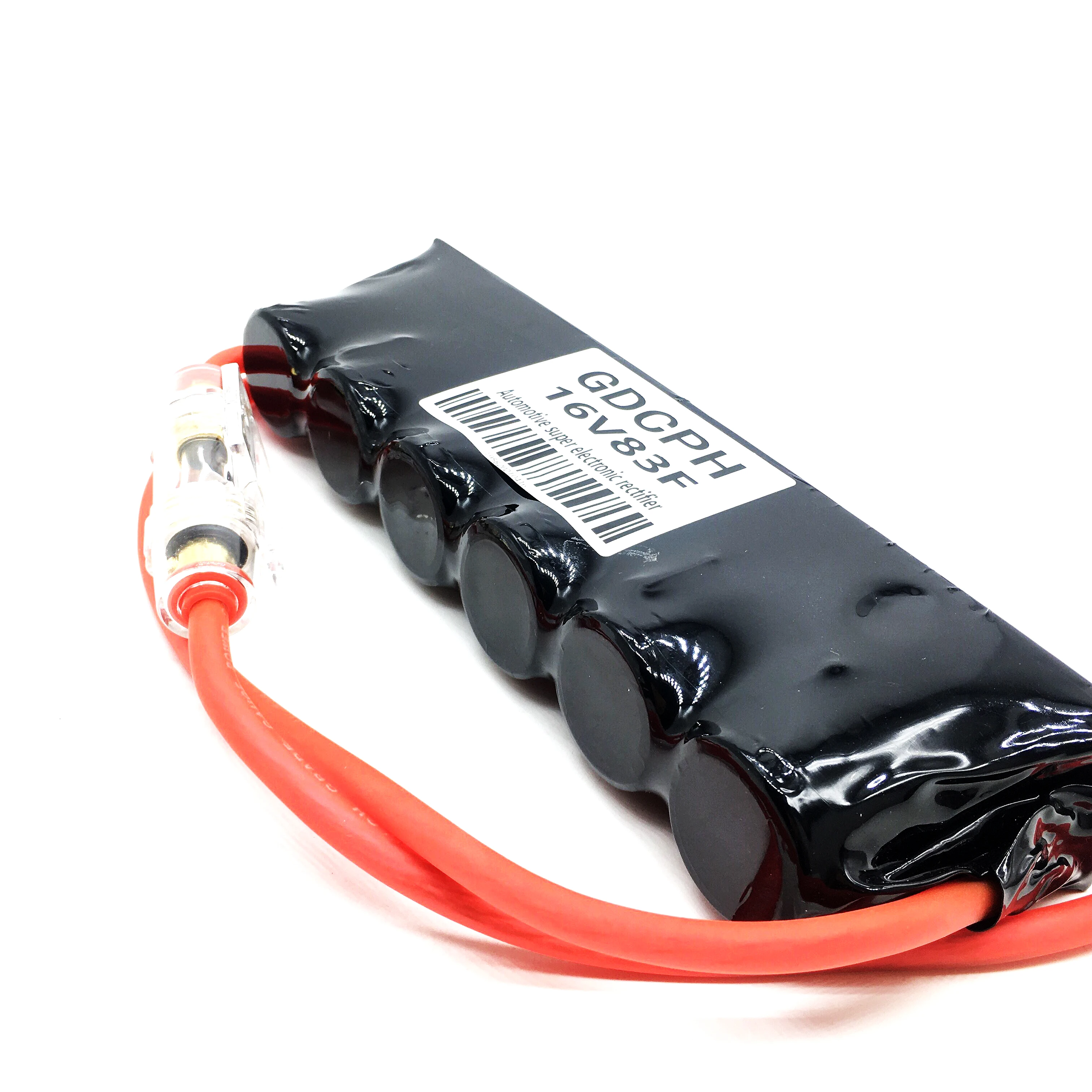 

6 pçs/set super capacitor fara retificador eletrônico automotivo 16v83f 2.7v500f parafuso buraco grande capacidade capacitor