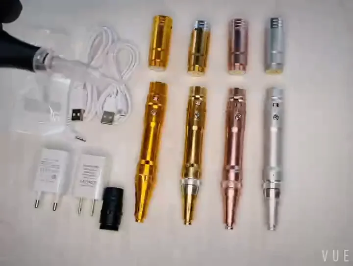 

Чернила для микроблейдинга бровей PMU для губ, бровей, дропшиппинг, Золотой пистолет, батарея, беспроводной водонепроницаемый аппарат для бр...