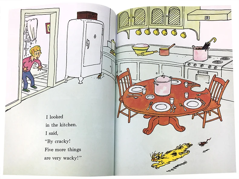 Wacky Wednesday DR.SEUSS Dr Seuss книги для детей Детские Обучающие английские игрушки игра |