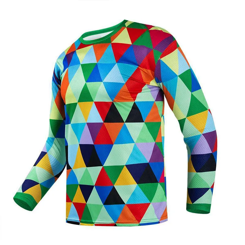 

Long Sleeve Cycling Jerseys For Men 2021 Hot Sale Mountain Bike Shirts Quick Drying Bicycle Tops MTB Sportswear Racing Clothing
