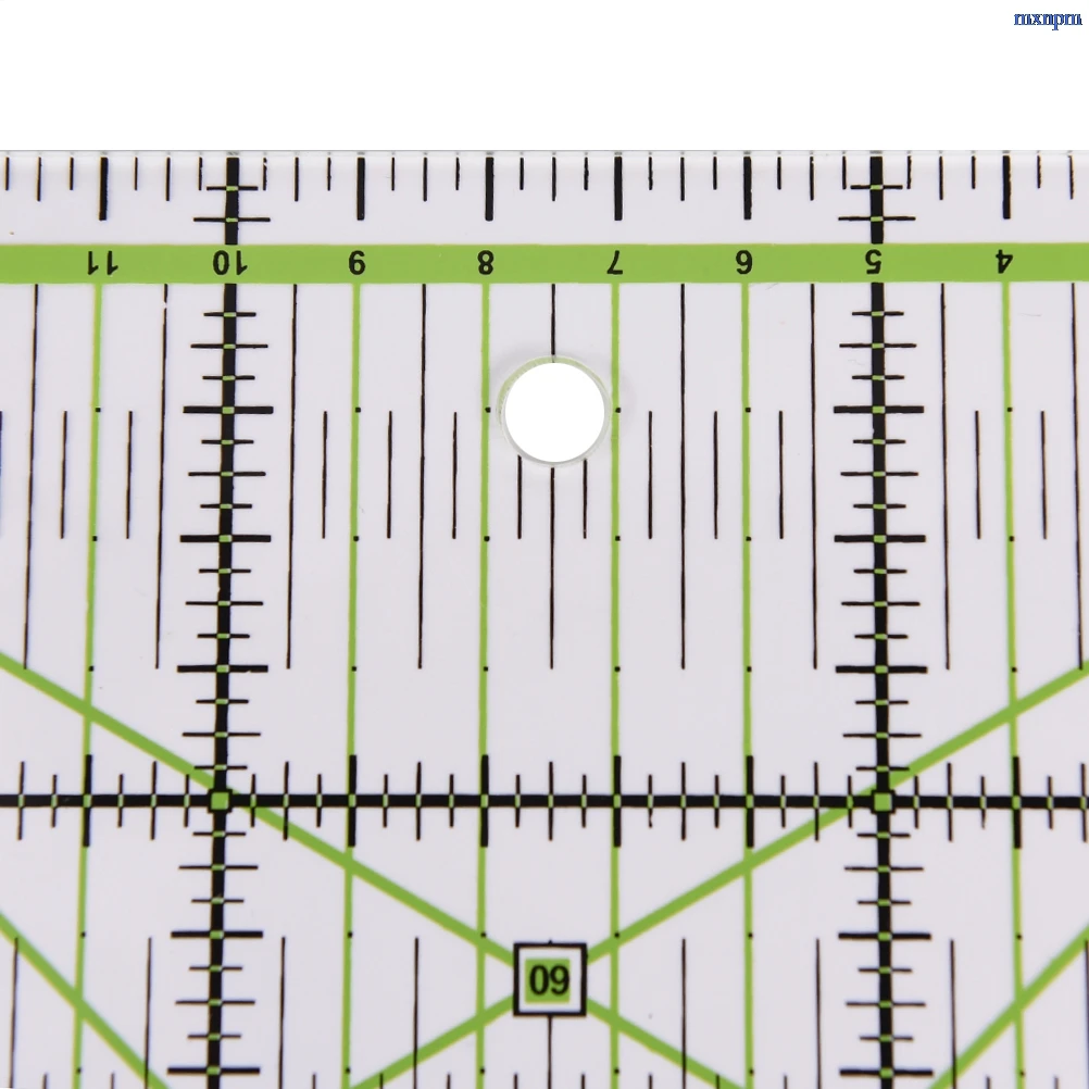 

Прозрачная линейка для квилтинга, шитья, лоскутного шитья, режущий инструмент, портняжное ремесло G03, Прямая поставка, размер: 15x15 см