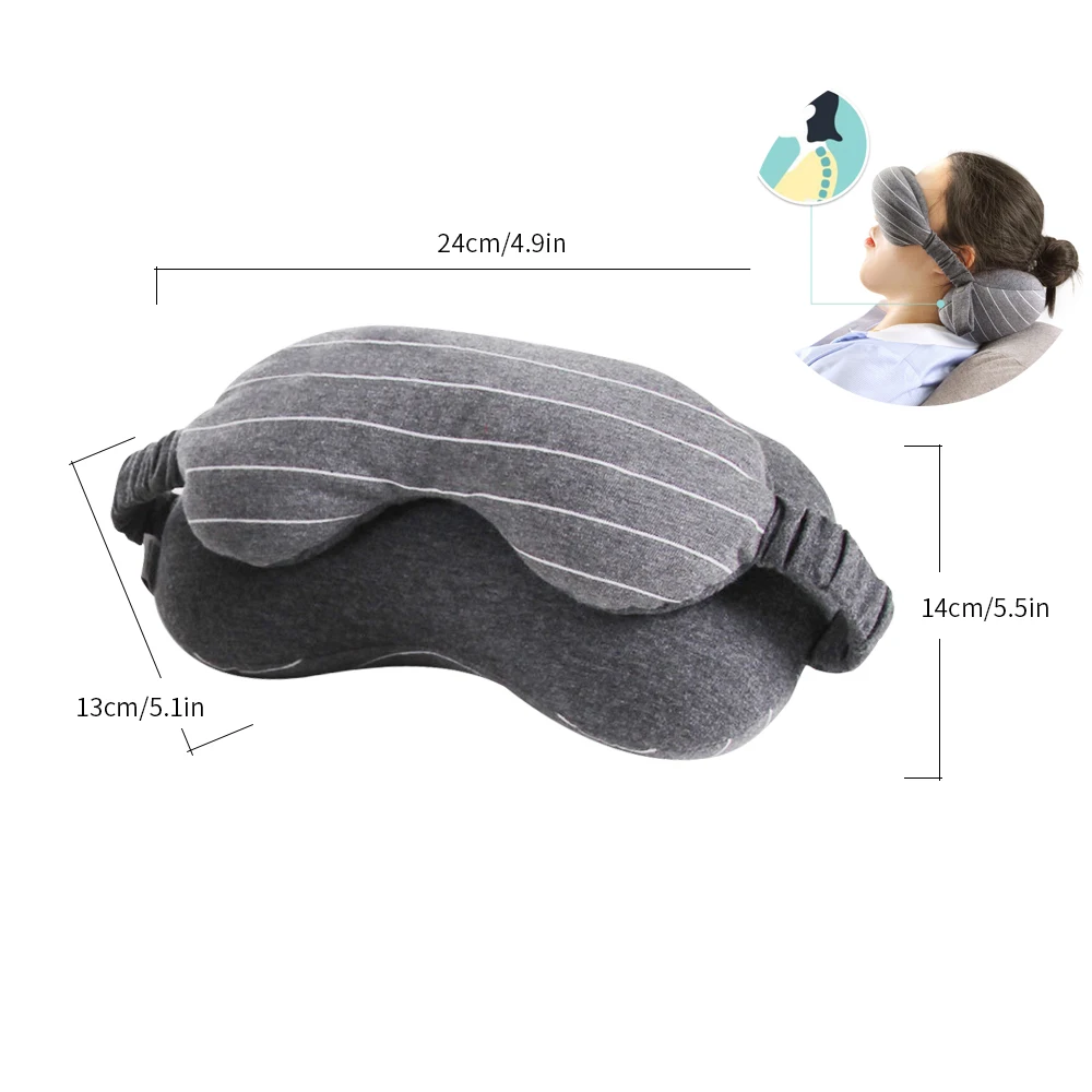 D1 U Shaped Memory Foam Neck Pillows Soft Slow Rebound Pillow Cervical Healthcare Bedding Drop Shipping Travel Pillow - Цвет: D1