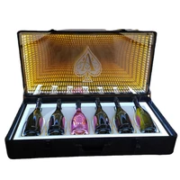 luxury led champagne packaging box wine display box