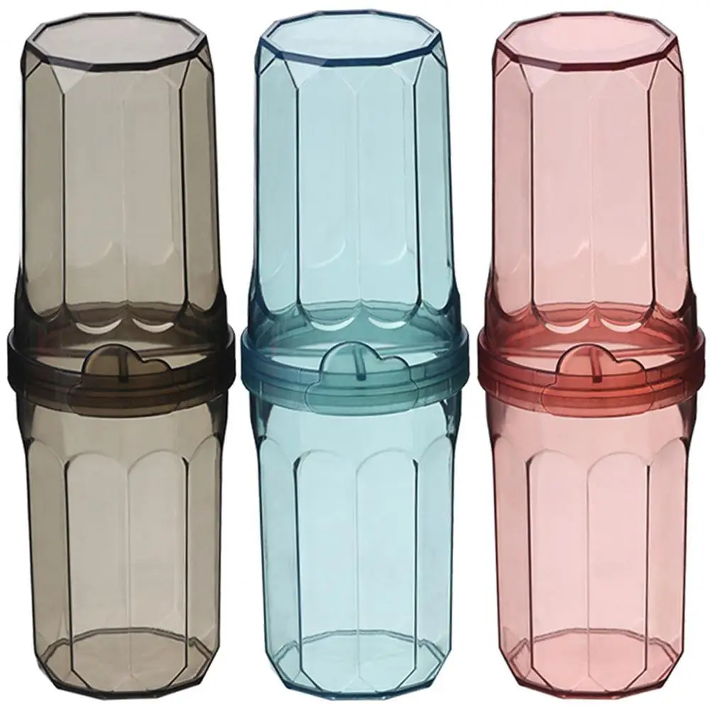 

Toothbrush Storage Translucent Easy to Carry Large Capacity Toothbrush Household Storage Cup for Travel