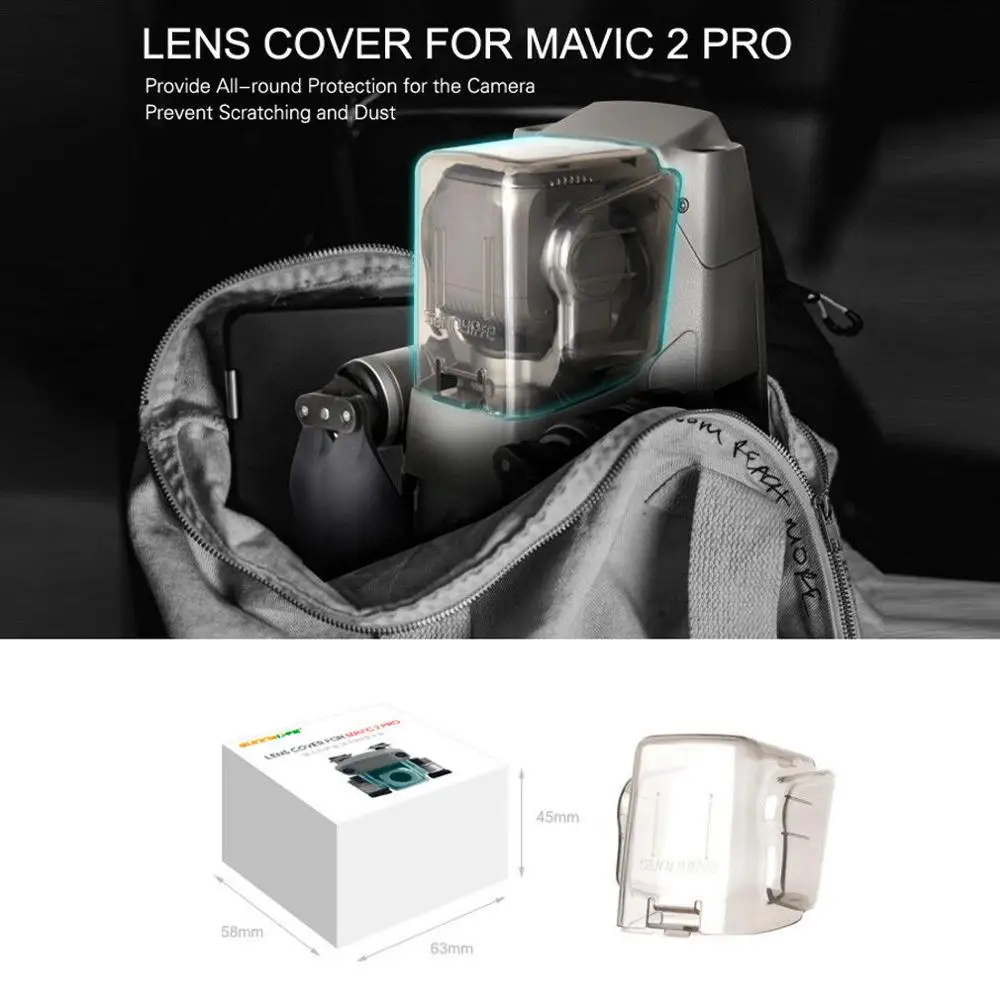 Пластиковая крышка объектива Len защита стабилизатора чехол для DJI MAVIC 2 PRO/ZOOM Drone