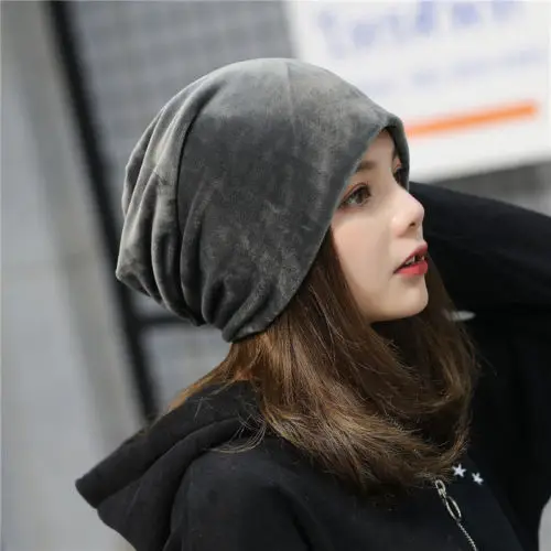 Женские повседневные Шапки черно-белые милые модные уличные шапки-пуловеры с