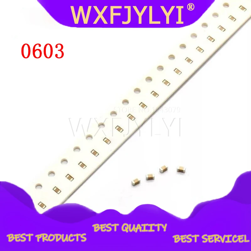 

500pieces 4.7nF X7R error 10% 50V 0603 472 4700PF SMD thick film chip multilayer ceramic capacitor