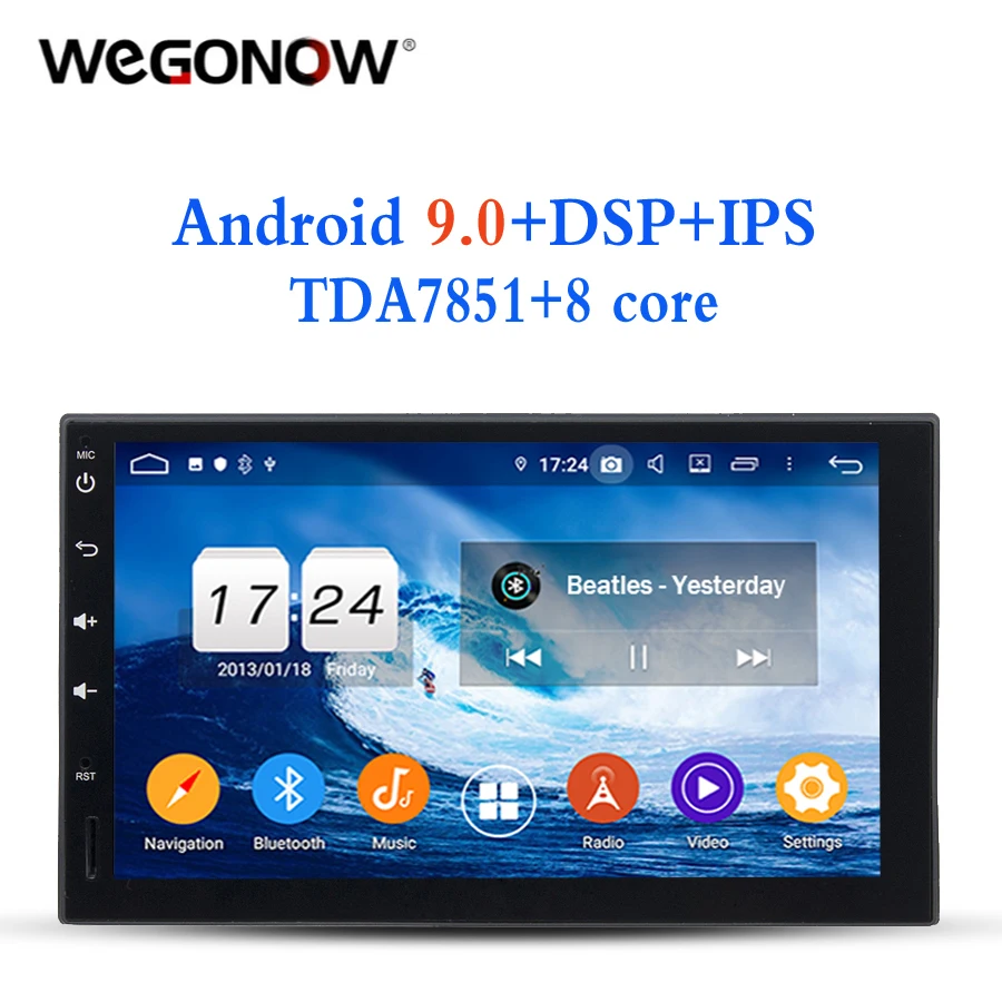 2Din ips Android 9 0 для Автомобильный мультимедийный плеер 4 ГБ ОЗУ 32 Гб ПЗУ 8