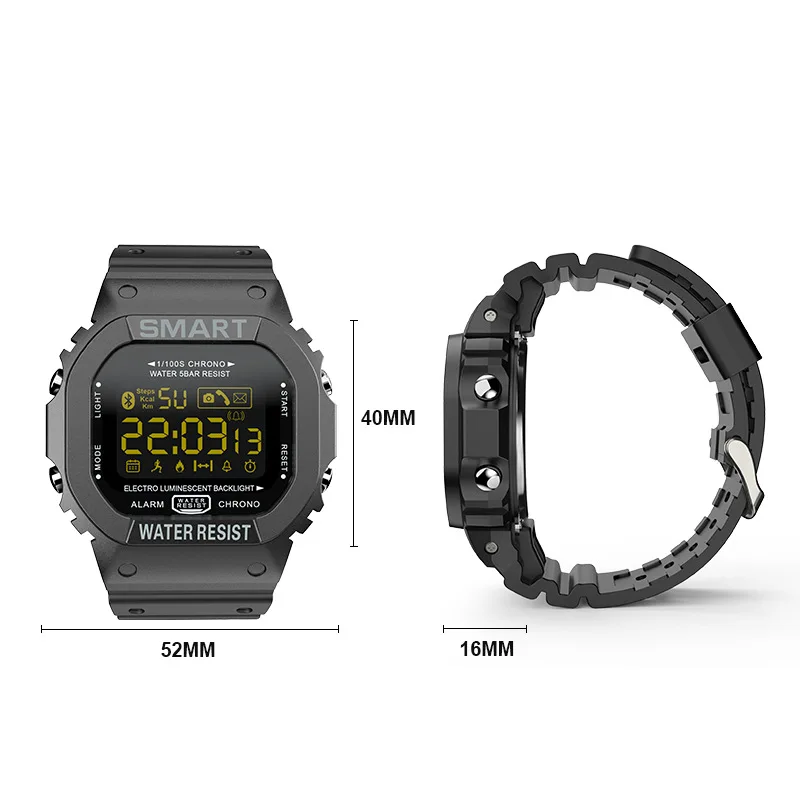

New Smart Watch Waterproof Outdoor Sports Bluetooth Information Push